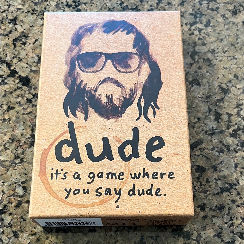NWT Dude Card Game